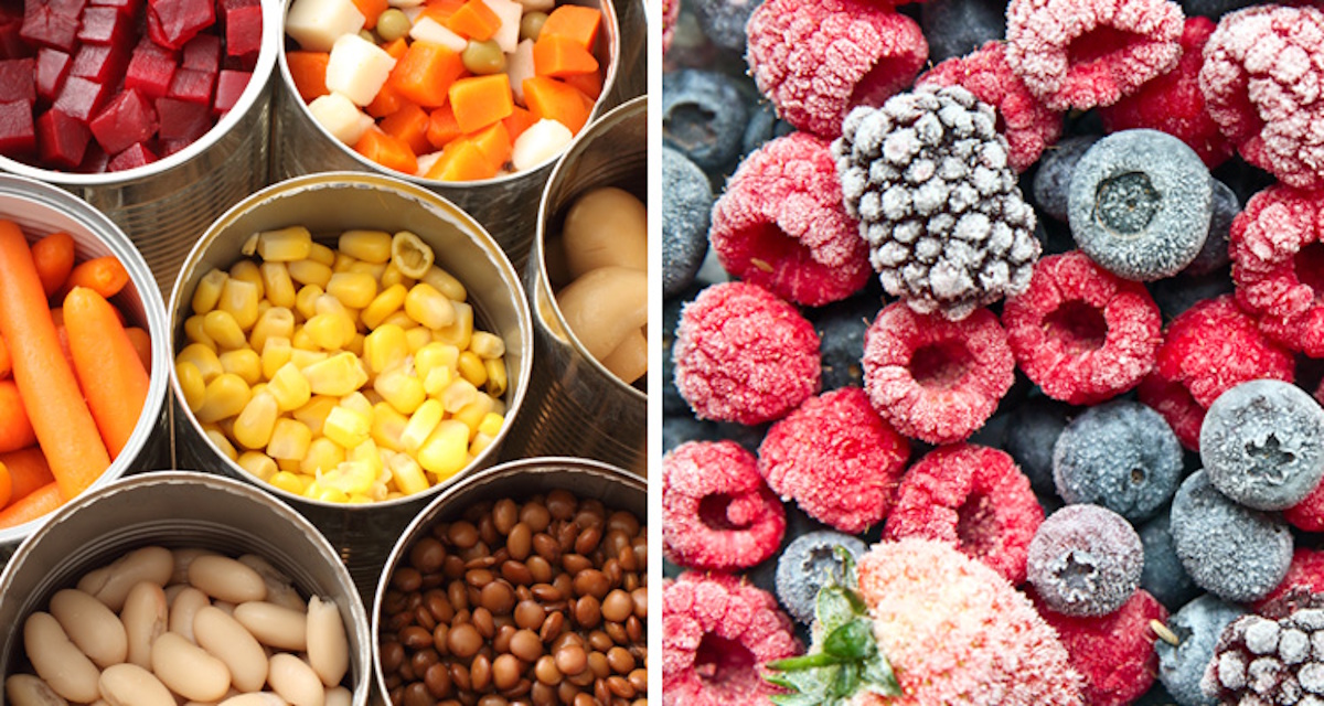 Fresh Ingredients vs Frozen vs Canned: Nutrition and Taste Laboratory Comparison